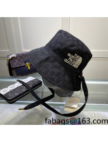 The North Face x Gucci Reversible Bucket Hat Black 2022