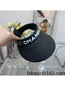 Chanel Visor Hat Black/White 2022 0401114