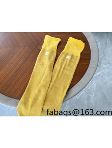 Chanel Socks Yellow 2022 040181