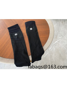 Chanel Socks Black 2022 040182