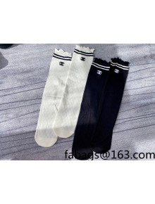 Chanel Socks White 2022 040183