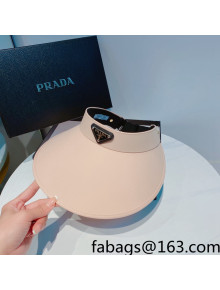 Prada Satin Visor Hat Pink 2022 56