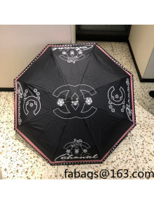 Chanel Umbrella Black 2022 033152