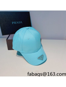 Prada Canvas Baseball Hat Blue 2022 033117