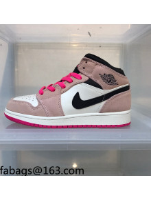 Nike Air Jordan AJ1 Mid-top Sneakers Pink 2021 112376