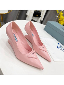 Prada Brush Leather Pumps 6.5cm Pink 2022 29