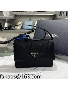 Prada Small Nylon Shoulder Bag 1BD258 Black 2022