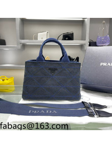 Prada Quilted Fabric Tote bag 1BG439 Blue/Black 2022