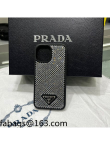 Prada Logo Crystal iPhone Case 2022 30