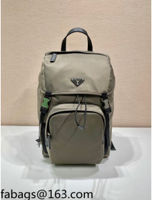 Prada Re-Nylon and Saffiano Leather Backpack 2VZ135 Green 2022