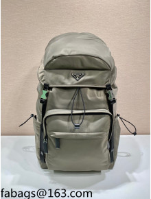 Prada Re-Nylon and Saffiano Leather Backpack 2VZ090 Green 2022