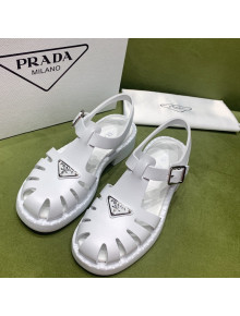 Prada Sporty Foam Rubber Sandals White 2022 032621