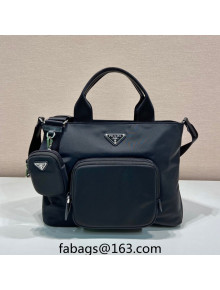  Prada Nylon Tote Bag 1BG354 Black 2023