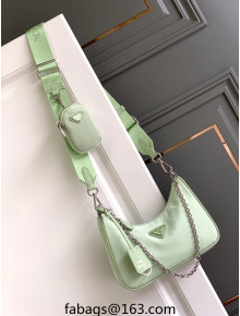  Prada Re-Edition 2005 Re-Nylon Shoulder Bag 1BH204 Mint Green 2023 