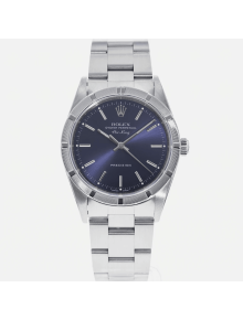 SUPER QUALITY – Rolex Air-King 14010 - Men & Women: Dial Color – Blue, Bracelet - Stainless Steel, Case Size – 34mm, Max. Wrist Size - 6.75 inches