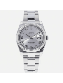 SUPER QUALITY – Rolex Datejust 116234 – Men: Dial Color – Gray, Bracelet - Stainless Steel, Case Size – 36mm, Max. Wrist Size - 7.25 inches