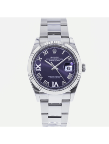 SUPER QUALITY – Rolex Datejust 126234 – Men: Dial Color – Purple, Bracelet - Stainless Steel, Case Size – 36mm, Max. Wrist Size - 7 inches