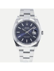 SUPER QUALITY – Rolex Datejust 126300 – Men: Dial Color – Blue, Bracelet - Stainless Steel, Case Size – 41mm, Max. Wrist Size - 7 inches