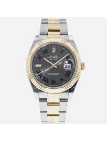 SUPER QUALITY – Rolex Datejust 126333 Gender – Men: Dial Color – Gray, Bracelet - Yellow Gold Plated, Stainless Steel, Case Size – 41mm, Max. Wrist Size - 7.25 inches