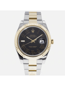 SUPER QUALITY – Rolex Datejust II 116333 – Men: Dial Color – Gray, Bracelet - Yellow Gold Plated, Stainless Steel, Case Size – 41mm, Max. Wrist Size - 7.5 inches