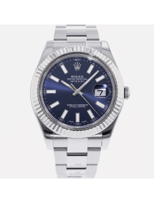 SUPER QUALITY – Rolex Datejust II 116334 – Men: Dial Color – Blue, Bracelet - Stainless Steel, Case Size – 41mm, Max. Wrist Size - 7 inches