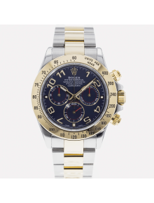 SUPER QUALITY – Rolex Daytona 116523 – Men: Dial Color – Blue, Bracelet - Yellow Gold Plated, Stainless Steel, Case Size – 40mm, Max. Wrist Size - 7 inches