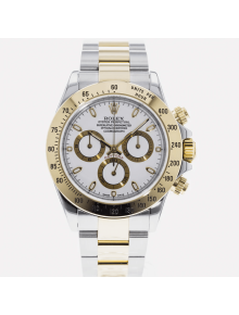 SUPER QUALITY – Rolex Daytona 116523 – Men: Dial Color – White, Bracelet - Yellow Gold Plated, Stainless Steel, Case Size – 40mm, Max. Wrist Size - 7 inches