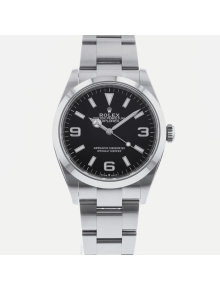 SUPER QUALITY – Rolex Explorer 124270 – Men: Dial Color – Black, Bracelet - Stainless Steel, Case Size – 36mm, Max. Wrist Size - 7.5 inches