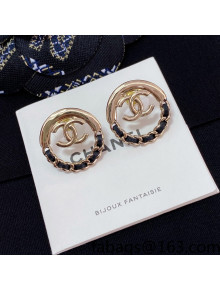 Chanel Round Stud Earrings 2022 031157