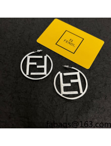 Fendi FF Earrings Silver 2022 040263