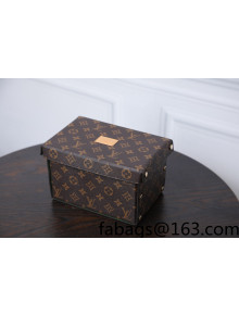 Louis Vuitton Monogram Canvas and Gained Leather Box 2022 040287