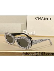 Chanel Logo Print Sunglasses CH2262 2022 032928