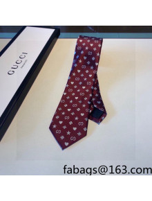 Gucci Silk Tie Red 2022 031096