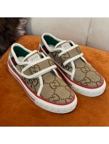 Gucci Tennis 1977 GG Canvas Sneakers with Velcro Strap 2022