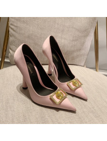 Versace Silk High Heel Pumps 11cm Light Pink 2022 032808