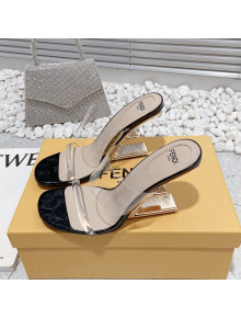 Fendi First PVC High Heel Sandals 8.5cm Black 2022