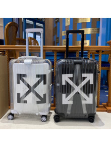 Rimowa x Off-White Transparent Luggage 20inches White/Black 2022