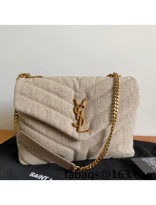 Loulou Small Bag in "Y" Matelasse Linen 494699 2022