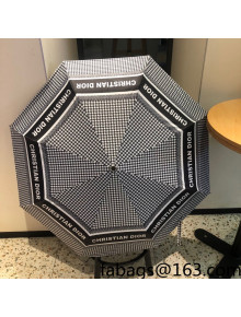 Dior Houndstooth Umbrella Black 2022 22