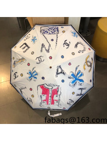 Chanel Umbrella White 2022 58