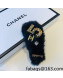 Chanel Fur Headband Black 2021 122151