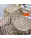 Hermes H Blanket 135x165cm Beige 2021 33