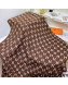 Hermes H Blanket 135x165cm Brown 2021 34