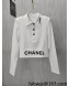 Chanel Cotton Tops White 2022 52