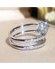 Cartier White Gold Juste un Clou Ring with Paved Diamonds 11