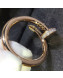 Cartier Pink Gold Juste un Clou Ring with Diamonds, Classic 09