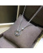 Cartier White Gold Nologo Love Necklace with Diamonds 01