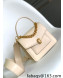 Bvlgari Serpenti Forever Mini Lambskin Top Handle Bag Ivory White 2021 09