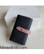 Celine Palm-Grained Leather 6 Key Holder Black/Pink 2022 04