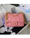 Chanel Lambskin & Enamel Mini Flap Bag AS3113 Pink 2021